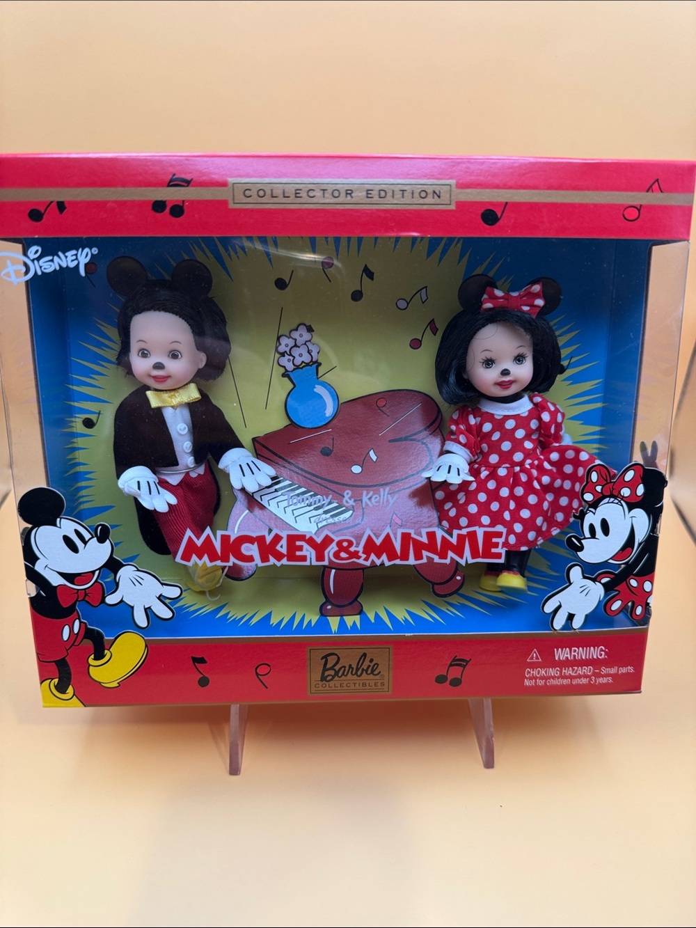 Tommy & Kelly as Disney's Mickey & Minnie Mouse Barbie Doll 2002 Mattel